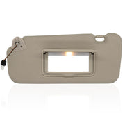 NHILES driver-side visor front view showing beige finish and fit