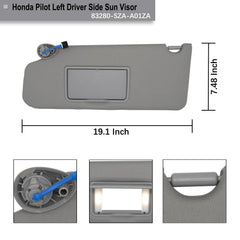 NHILES driver sun visor close-up texture matching interior trim