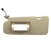 NHILES driver sun visor front view showing beige finish and shape beneficial for interior match