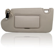 NHILES left driver visor front view showing beige finish and exact fit
