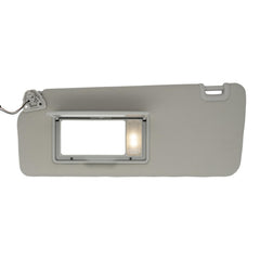 NHILES left sun visor front view showing gray finish and clean fit
