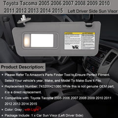 NHILES close-up of visor texture highlighting durable fabric and matching Toyota interior