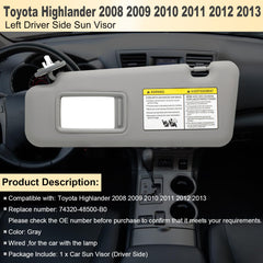 NHILES sun visor side profile highlighting shape and improved shade benefit