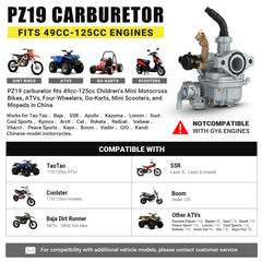 Nibbi carburetor jet kit displayed with spare jets for easy mixture tuning