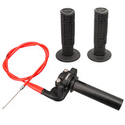 nibbi front view of red throttle assembly showing complete kit and easy replacement