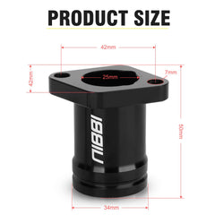 nibbi flange detail highlighting bolt holes and precise fit for secure mounting