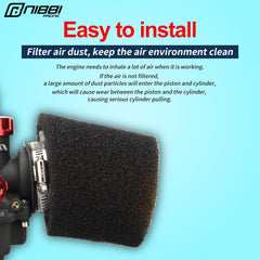 nibbi mounted on carburetor in use showing quick installation benefit