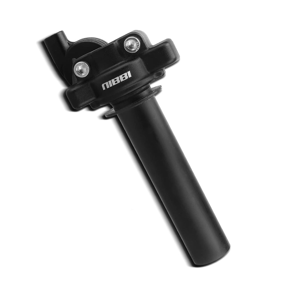 nibbi front view throttle showing compact shape and fit for quick control