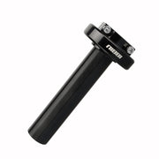 nibbi throttle front view showing clean profile and durable grip benefit