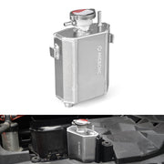 NICECNC aluminum reservoir front view showing durable body and mounting benefits