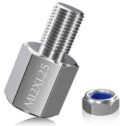 NICEDACK front view of M12 axle extender showing secure fit and durability