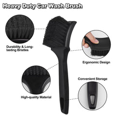 NIKCOSMK tire shine applicator on tire for even dressing and reduced buildup