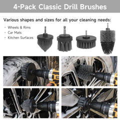 NIKCOSMK wheel and tire brushes tackling rim grime and brake dust