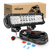 Nilight 12-inch front view showing compact beam and bright output benefit