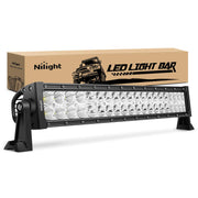 Nilight front view showcasing full 22-inch light bar and strong illumination benefit