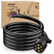 Nilight front plug showing molded 7-way connector and secure fit benefit
