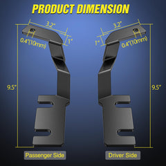 Nilight close-up CNC-formed bracket detail highlighting precise edges and strength benefit