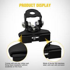 Nilight clamp rubber pad detail protecting vehicle paint and preventing scratches during installation