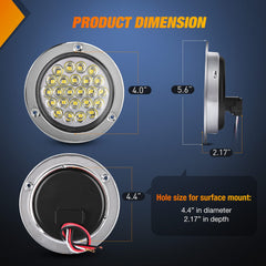 Nilight chrome bezel close-up highlighting corrosion-resistant finish and neat fit