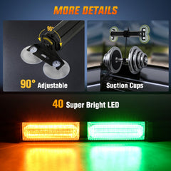 Nilight close-up of LED array highlighting concentrated brightness and visibility