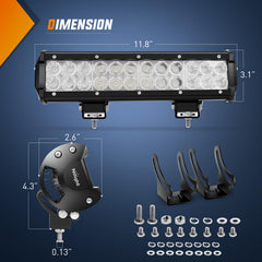 Nilight close-up of 24 green LED array highlighting concentrated bright output