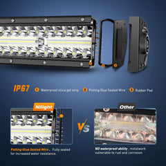 Nilight close-up of reflector and LED chips highlighting efficient optics benefit