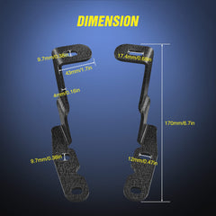 Nilight close-up of wrinkle finish detail demonstrating corrosion resistance