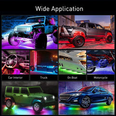 Nilight control box and remote displayed for easy customization benefit