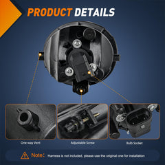 Nilight fog light mounted on Toyota Sequoia improving road visibility