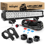 Nilight front angle view showing sleek housing and increased road visibility