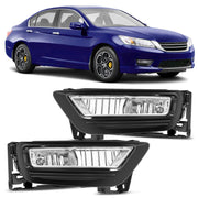 Nilight fog light assembly front view showing fit and restored appearance