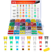 Nilight front view of open assortment box showing organized fuses for quick replacement