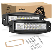 Nilight front flush mount pod showing compact profile and bright output benefit