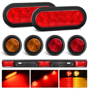 Nilight front oval taillight showing bright visibility and reliable signaling
