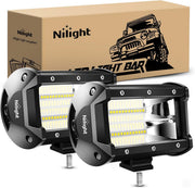 Nilight front packaging showing 5-inch double-row lights and clear product view