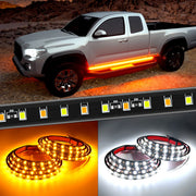 Nilight front view of 60 inch LED strip kit showing full length and packaging benefits