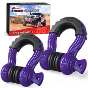 Nilight shackles front view showing durable finish and secure fit benefit