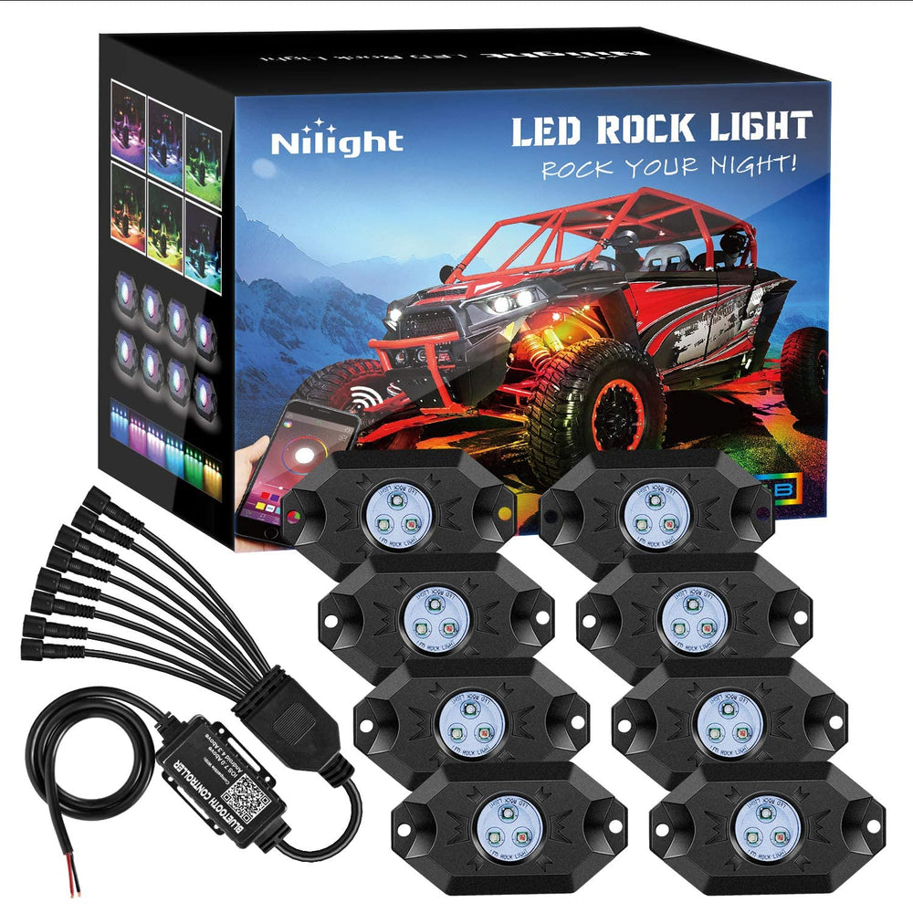 Nilight front pod showing shape and mounting, highlights durable design and easy install