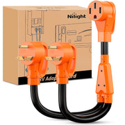 Nilight front view 14-50 female showing secure connection and reliable power