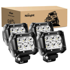 Nilight front view of 4Pod assembly showing compact durable design and bright beam benefit
