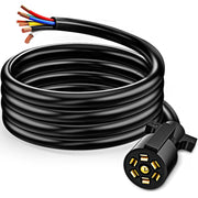 Nilight front view of 7-way plug showing secure fit and easy hookup