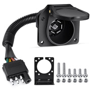 Nilight front view adapter showing secure 4-to-7 connection and reliable fit