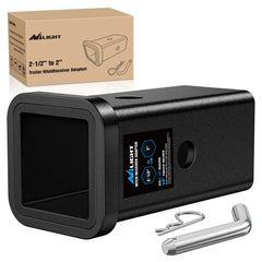 Nilight adapter front view showing receiver fit and clear labeling benefit