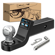 Nilight front view of welded ball mount showing ready-to-use setup and strength