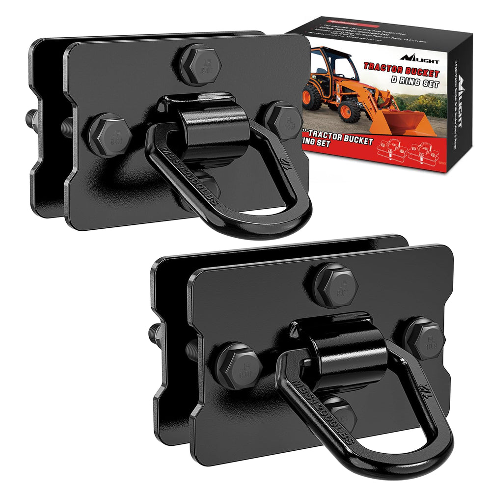 Nilight front view of D ring kit showing durable anchors and immediate hauling security