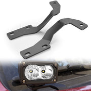 Nilight front hood brackets mounted on 4Runner showing clean fit and factory look