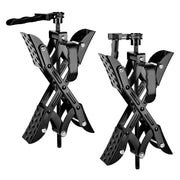 Nilight front view packaged X-Chocks showing compact storage benefit