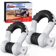 Nilight front view of two D-ring shackles showing fit and finish benefits