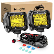 Nilight front view of two pods showing compact package and clear lens benefit