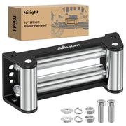 Nilight front view showing full 10 inch fairlead and bracket for clear fitment